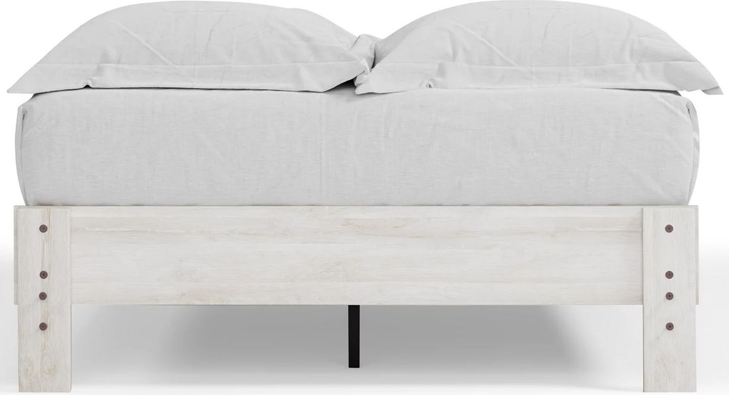 Shawburn Whitewash Full Platform Bed EB4121112