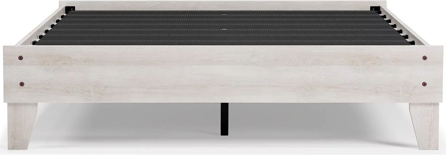 Shawburn Whitewash Queen Platform Bed EB4121113