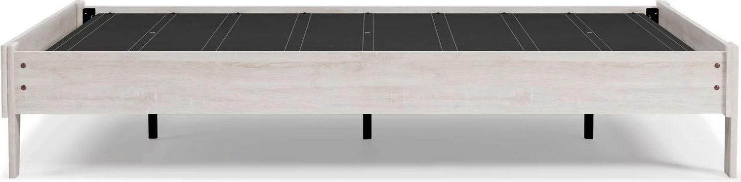 Shawburn Whitewash Queen Platform Bed EB4121113