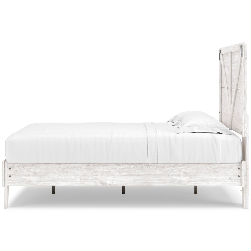 Shawburn Whitewash Full Crossbuck Panel Headboard Only EB4121156