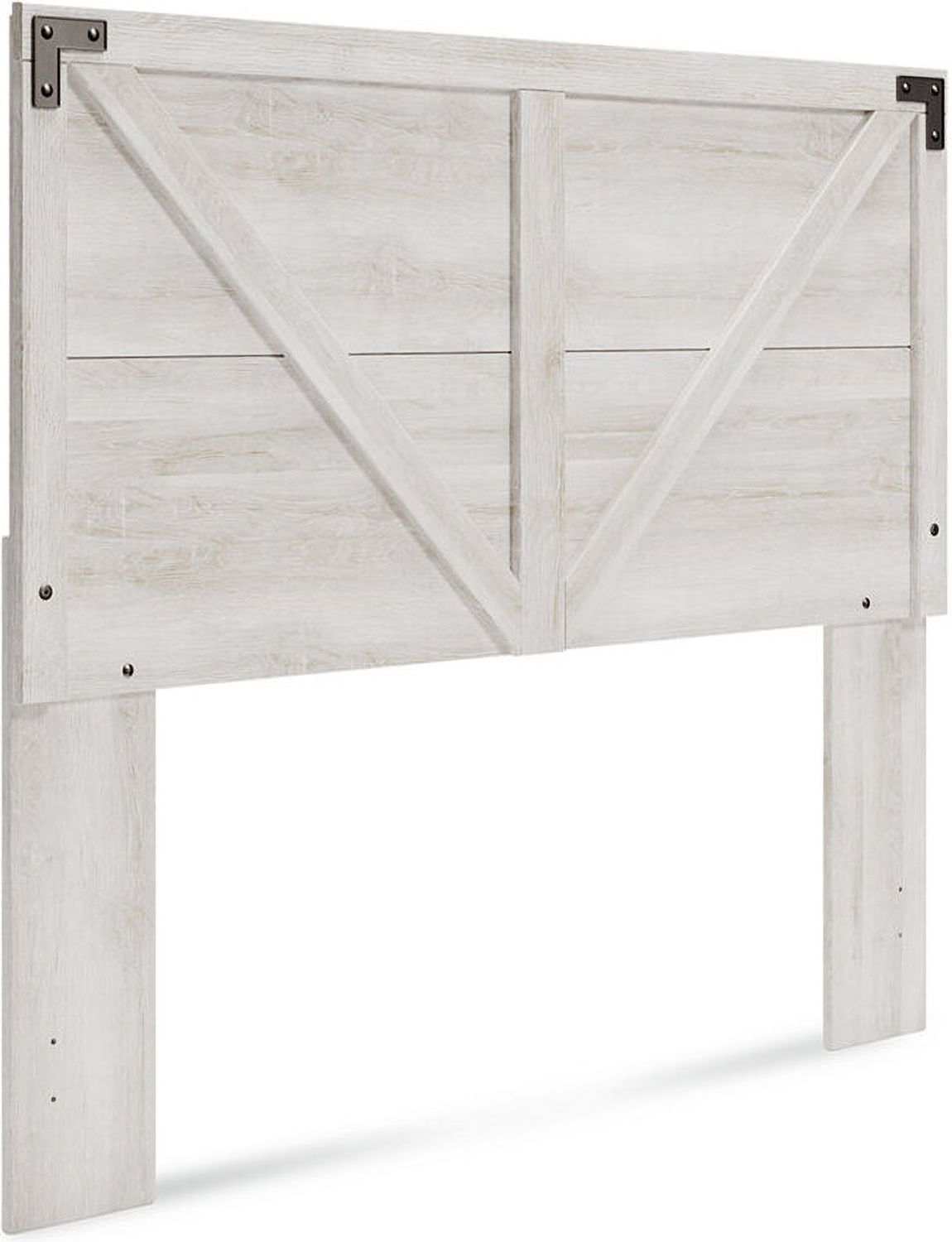 Shawburn White Wash Queen Crossbuck Panel Headboard Only EB4121157