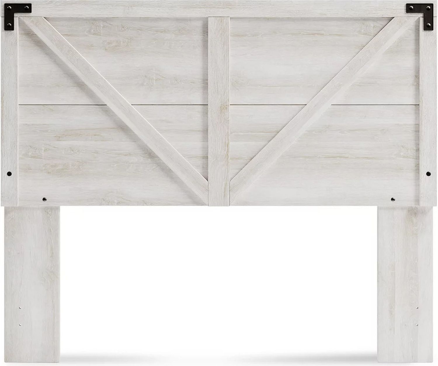 Shawburn White Wash Queen Crossbuck Panel Headboard Only EB4121157
