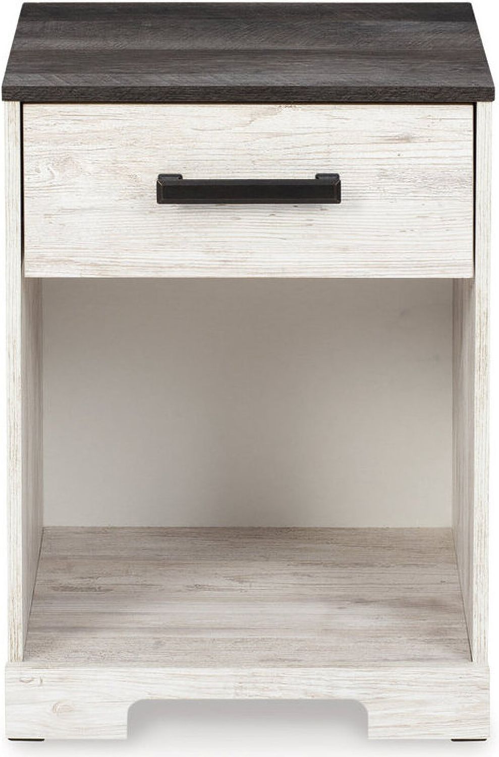 Shawburn Nightstand In White Wash And Charcoal Gray EB4121191