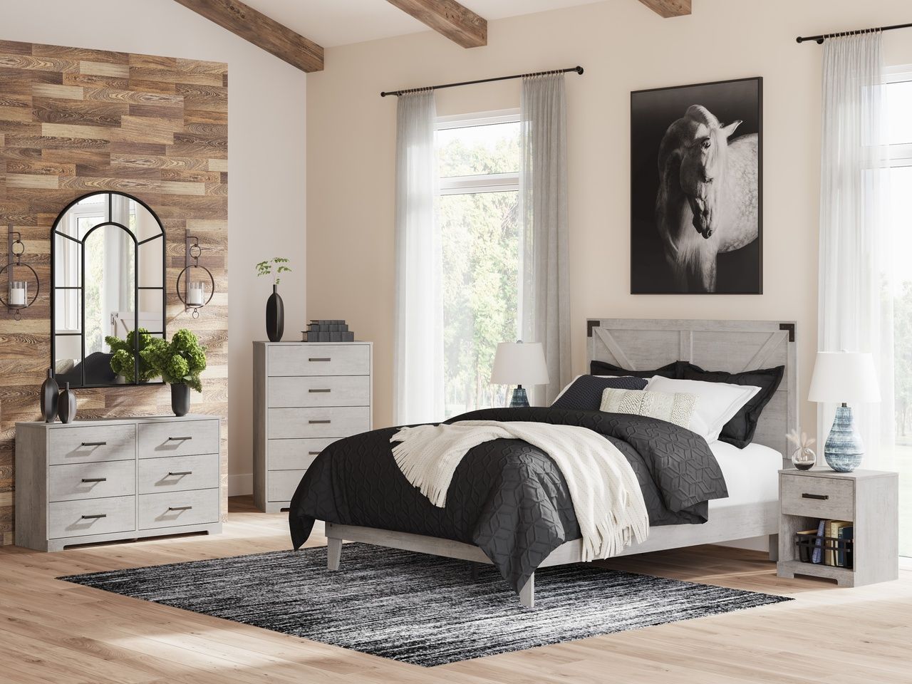 Shawburn Nightstand In Gray EB4123291