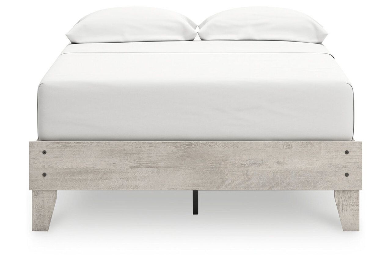 Shawburn Full Platform Bed with Headboard In Gray EB4123B1