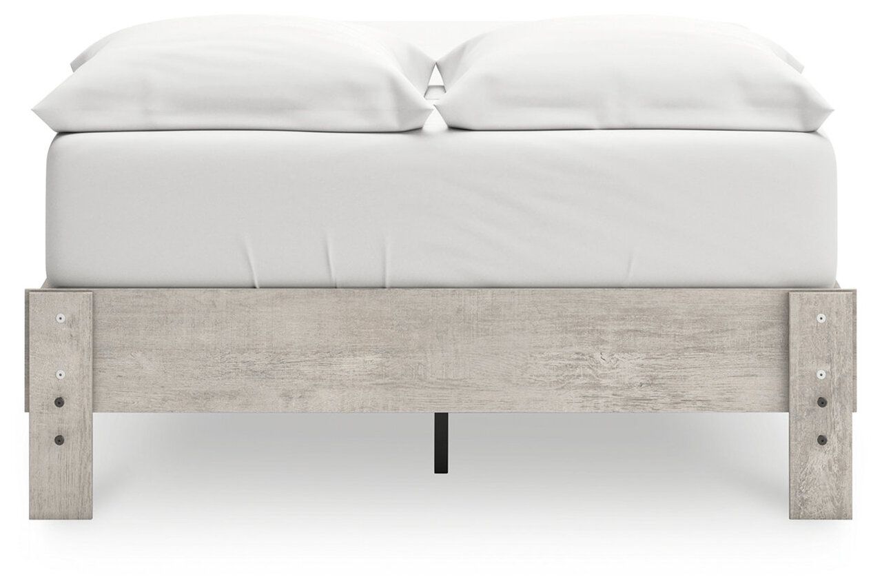 Shawburn Full Platform Bed with Headboard In Gray EB4123B1
