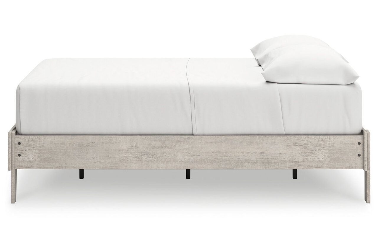 Shawburn Full Platform Bed with Headboard In Gray EB4123B1