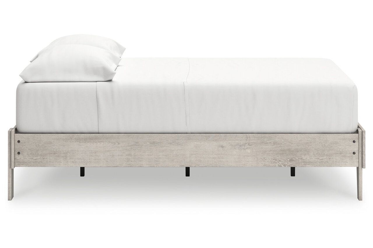 Shawburn Full Platform Bed with Headboard In Gray EB4123B1