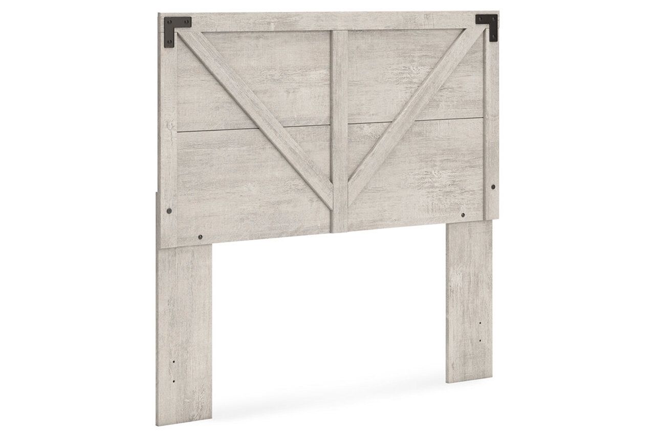 Shawburn Full Platform Bed with Headboard In Gray EB4123B1