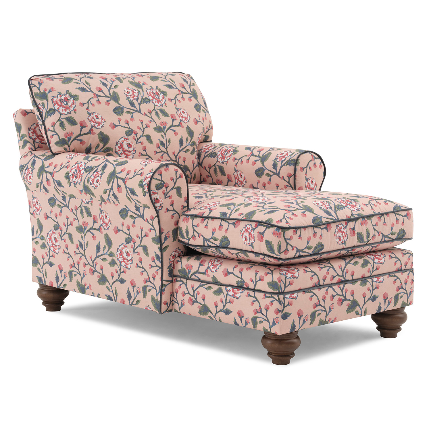 Kress - Contrast-corded Chaise Lounge With Southern-inspired Style - EB9110DWSC EB9110DWSC