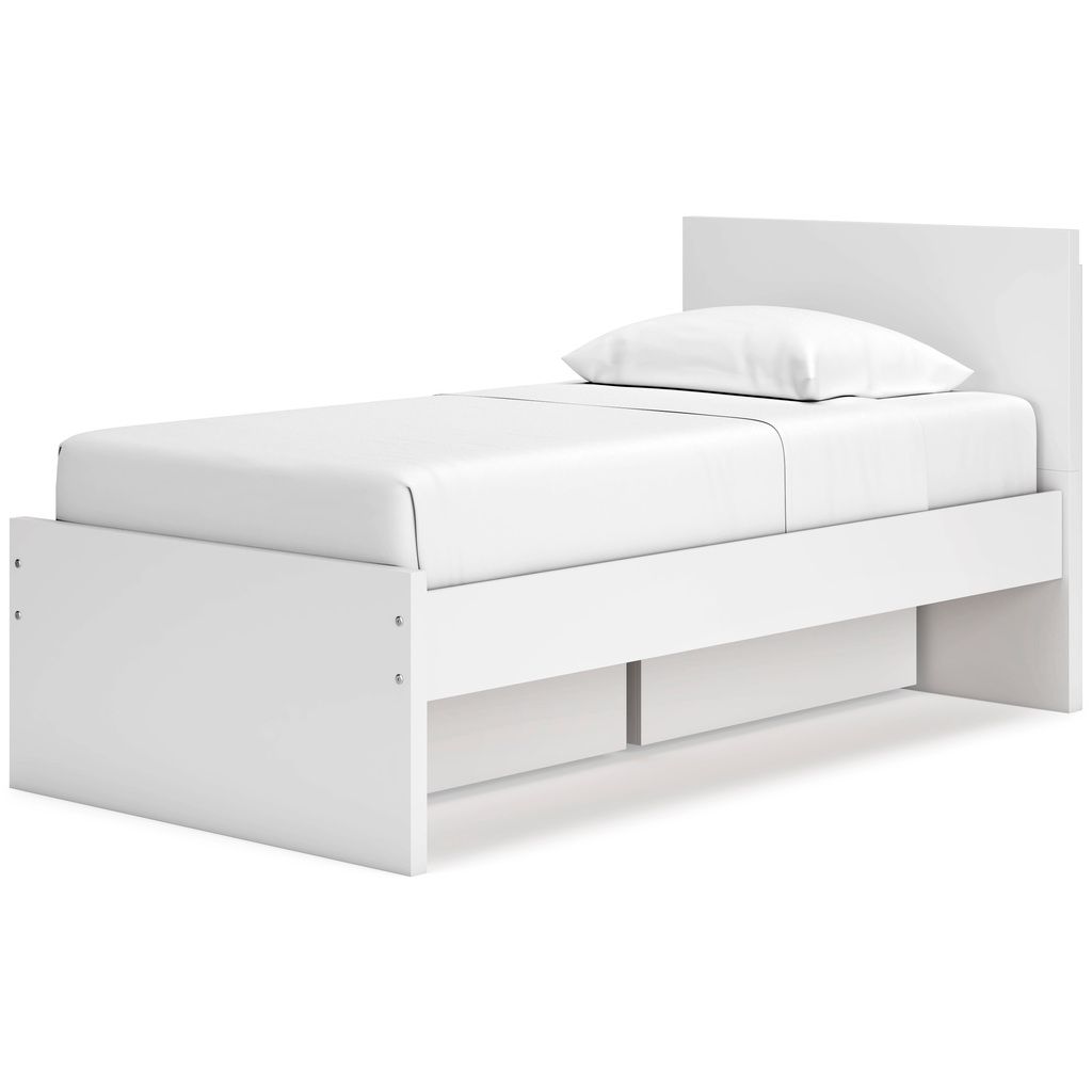 Onita Twin Panel Headboard In White EB9630253