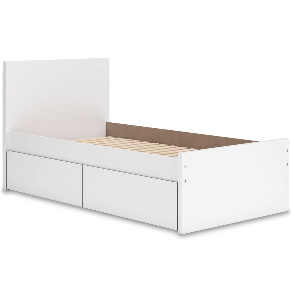 Onita Twin Panel Headboard In White EB9630253
