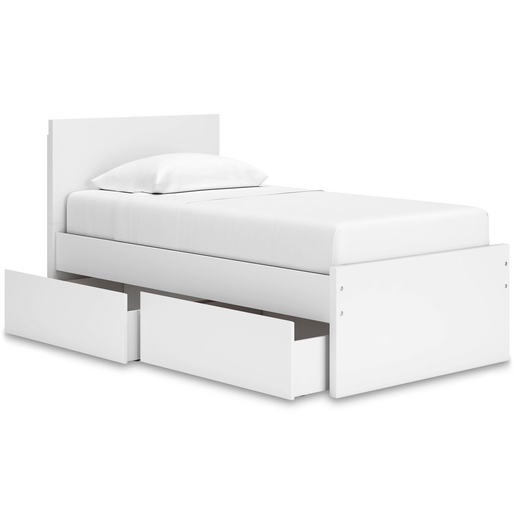 Onita Twin Panel Headboard In White EB9630253