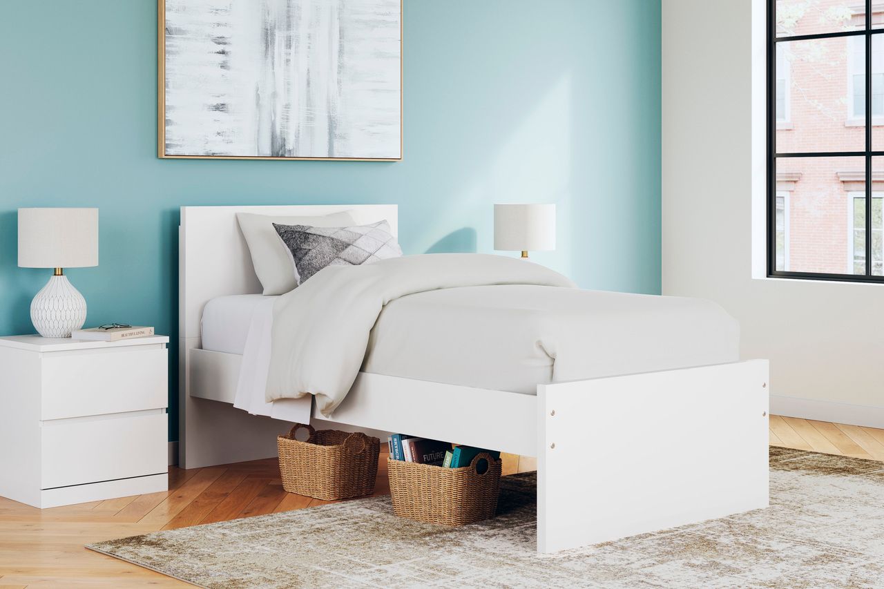 Onita Twin Panel Headboard In White EB9630253