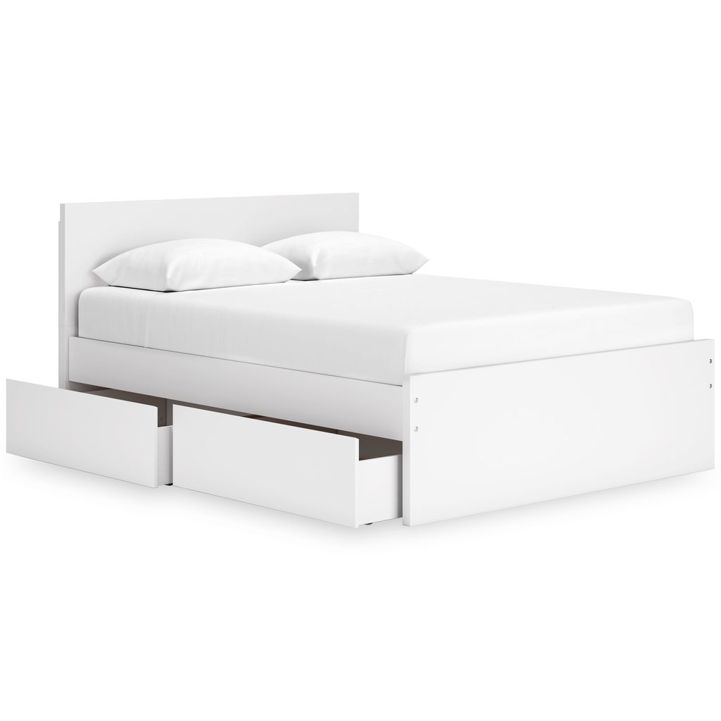 Onita Queen Panel Headboard In White EB9630257