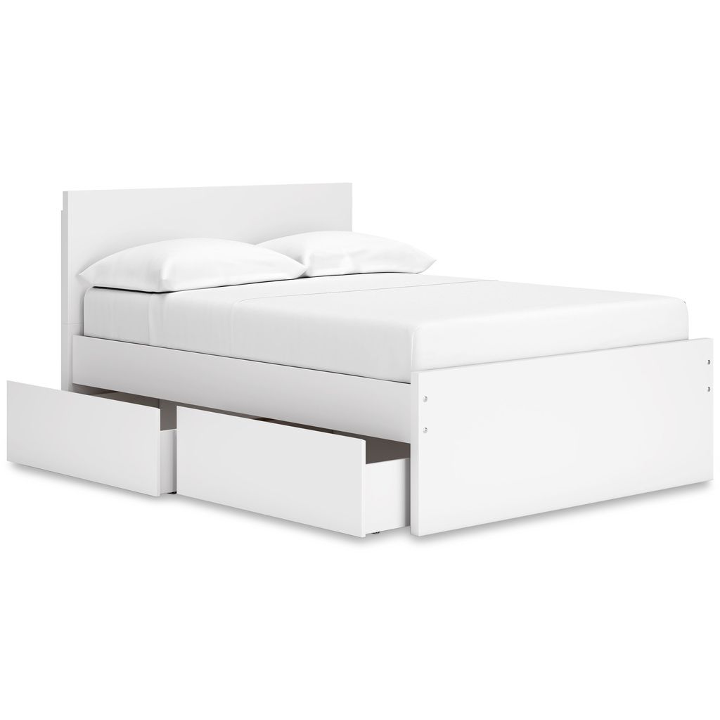 Onita Full Panel Headboard In White EB9630287