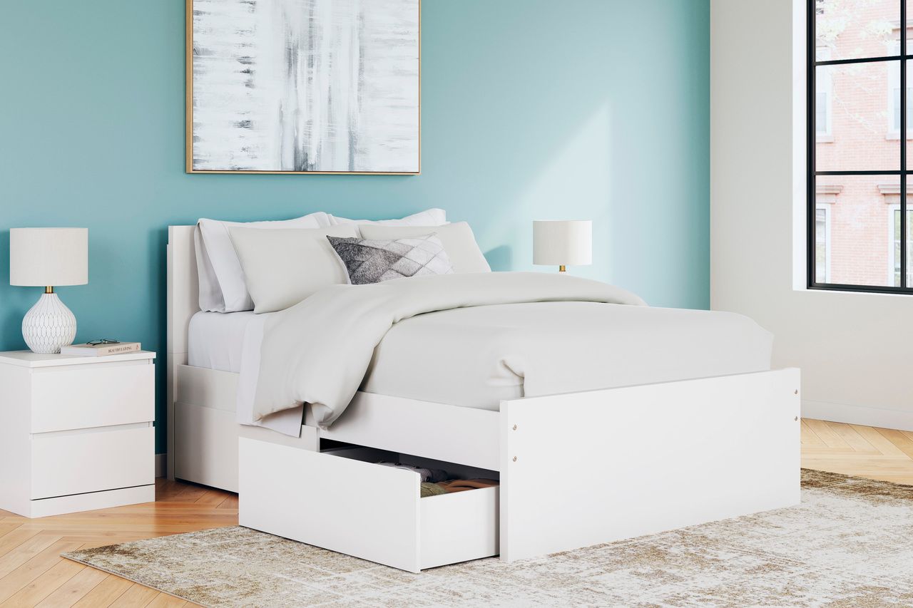 Onita Full Panel Headboard In White EB9630287