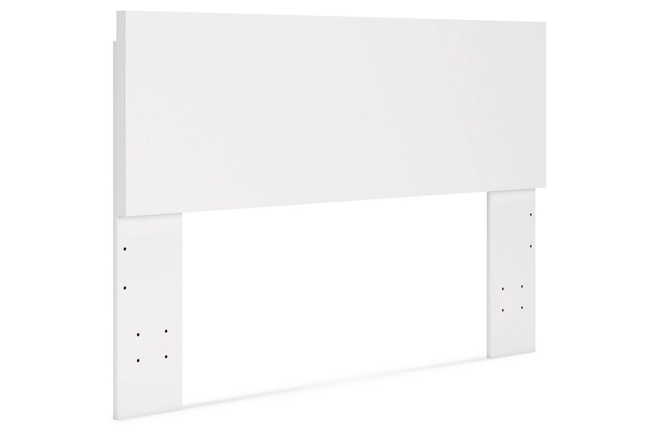 Onita Queen Panel Platform Bed with 1 Side Storage In White EB9630B12