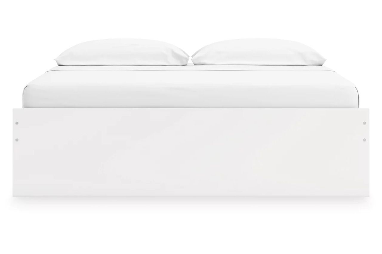 Onita King Platform Bed In White EB9630B17