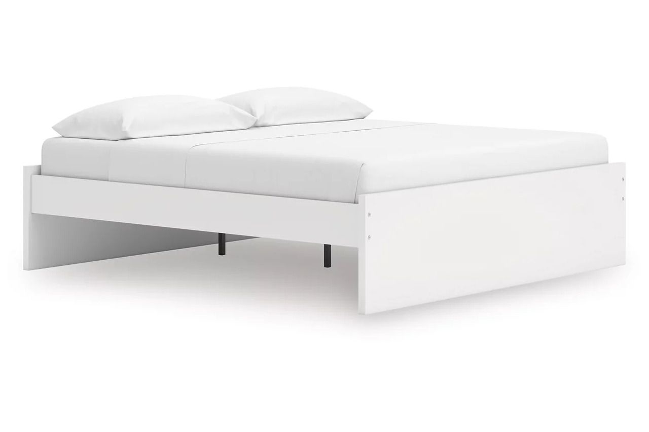 Onita King Platform Bed In White EB9630B17