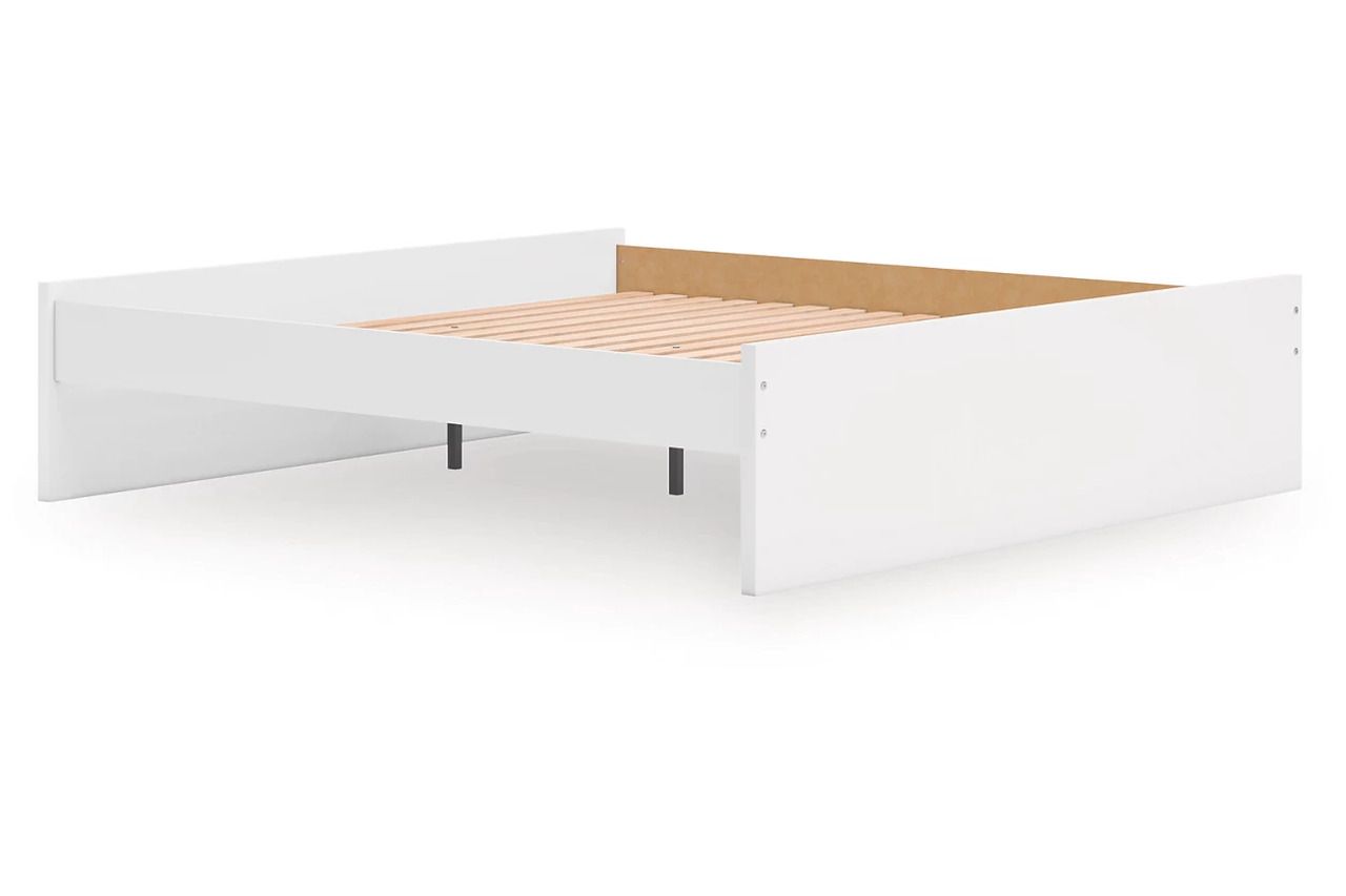 Onita King Platform Bed In White EB9630B17
