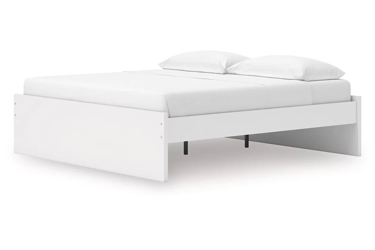 Onita King Platform Bed In White EB9630B17