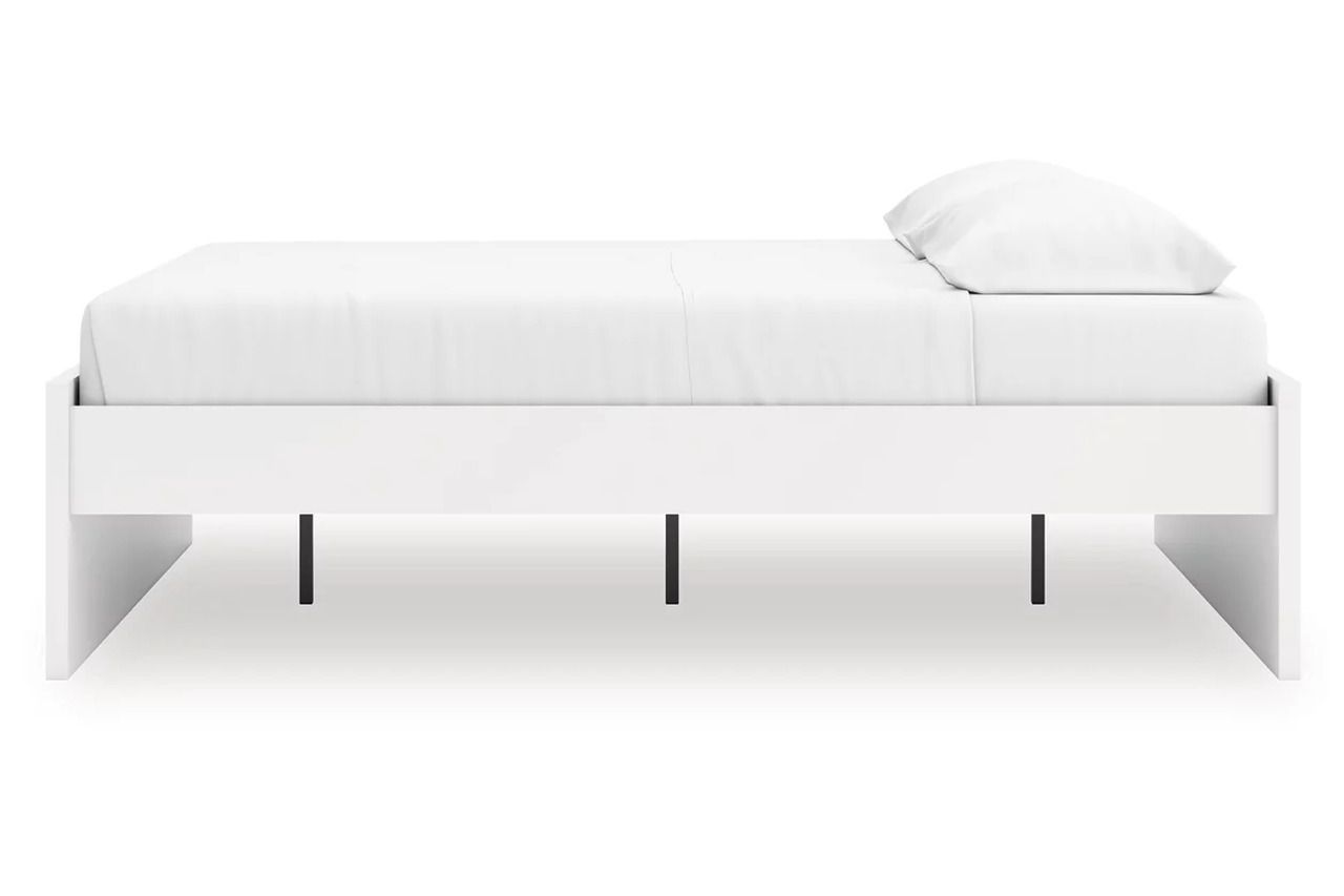 Onita King Platform Bed In White EB9630B17