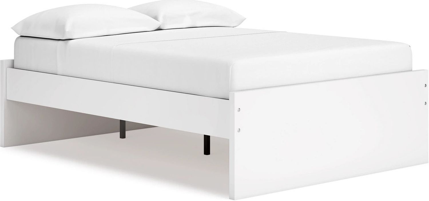 Onita Full Platform Bed In White EB9630B3