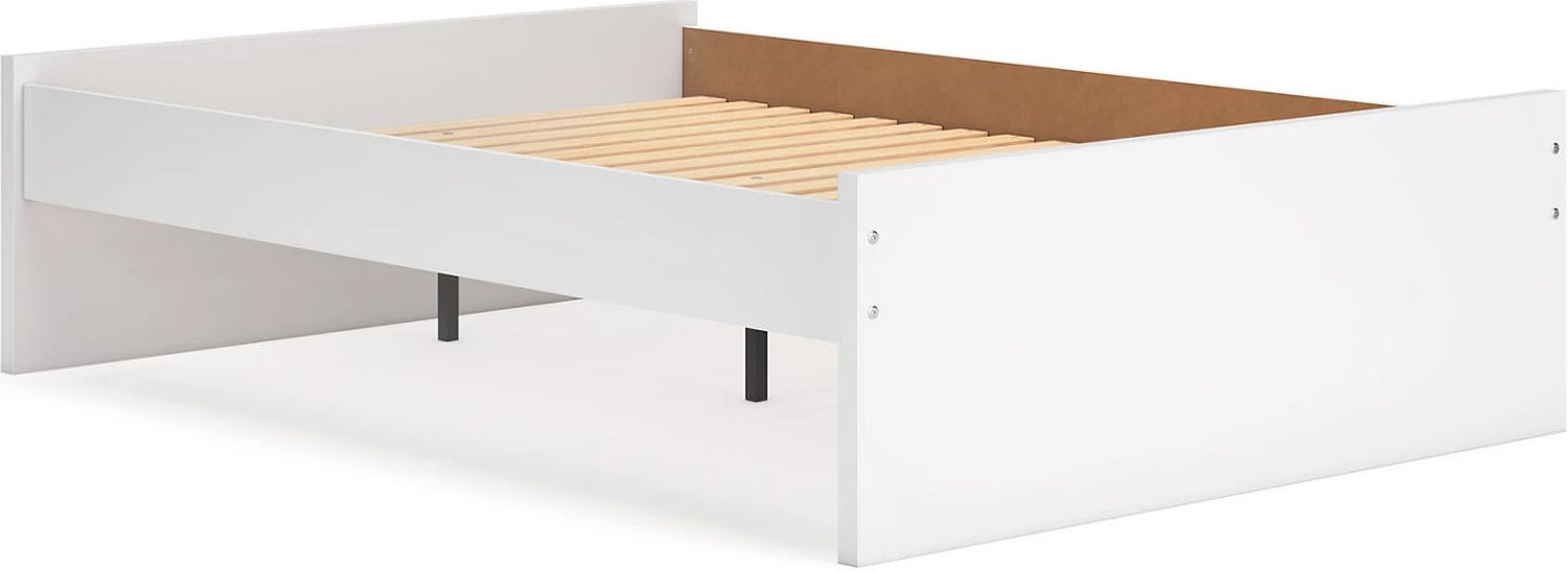 Onita Full Platform Bed In White EB9630B3