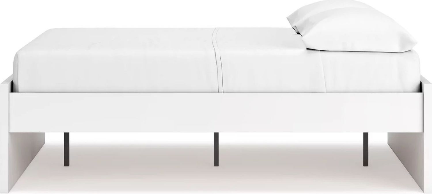Onita Full Platform Bed In White EB9630B3