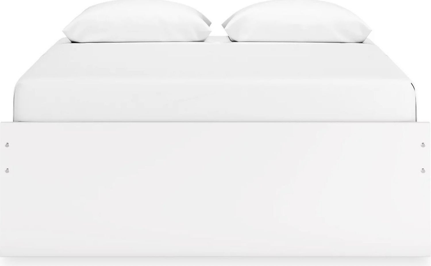 Onita Queen Platform Bed In White EB9630B4