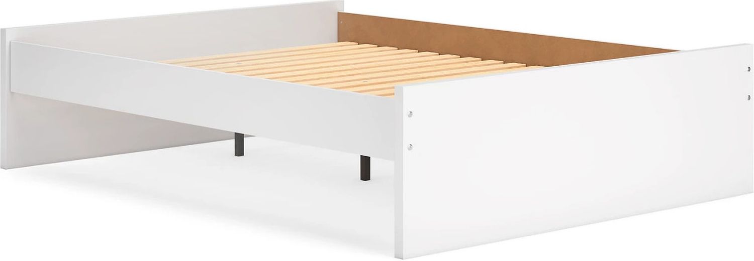 Onita Queen Platform Bed In White EB9630B4