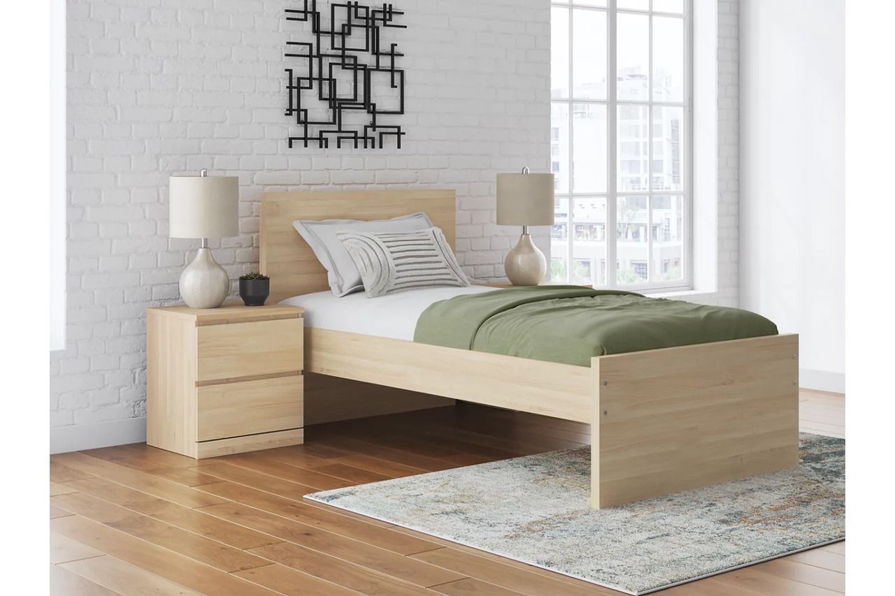 Onita Twin Panel Headboard In Natural EB9632253