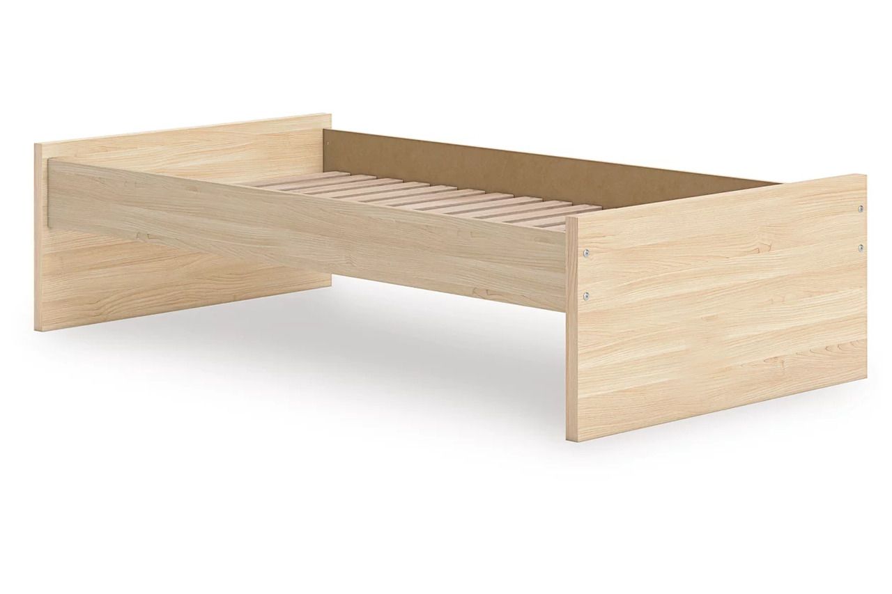 Onita Twin Platform Bed In Natural EB9632B1