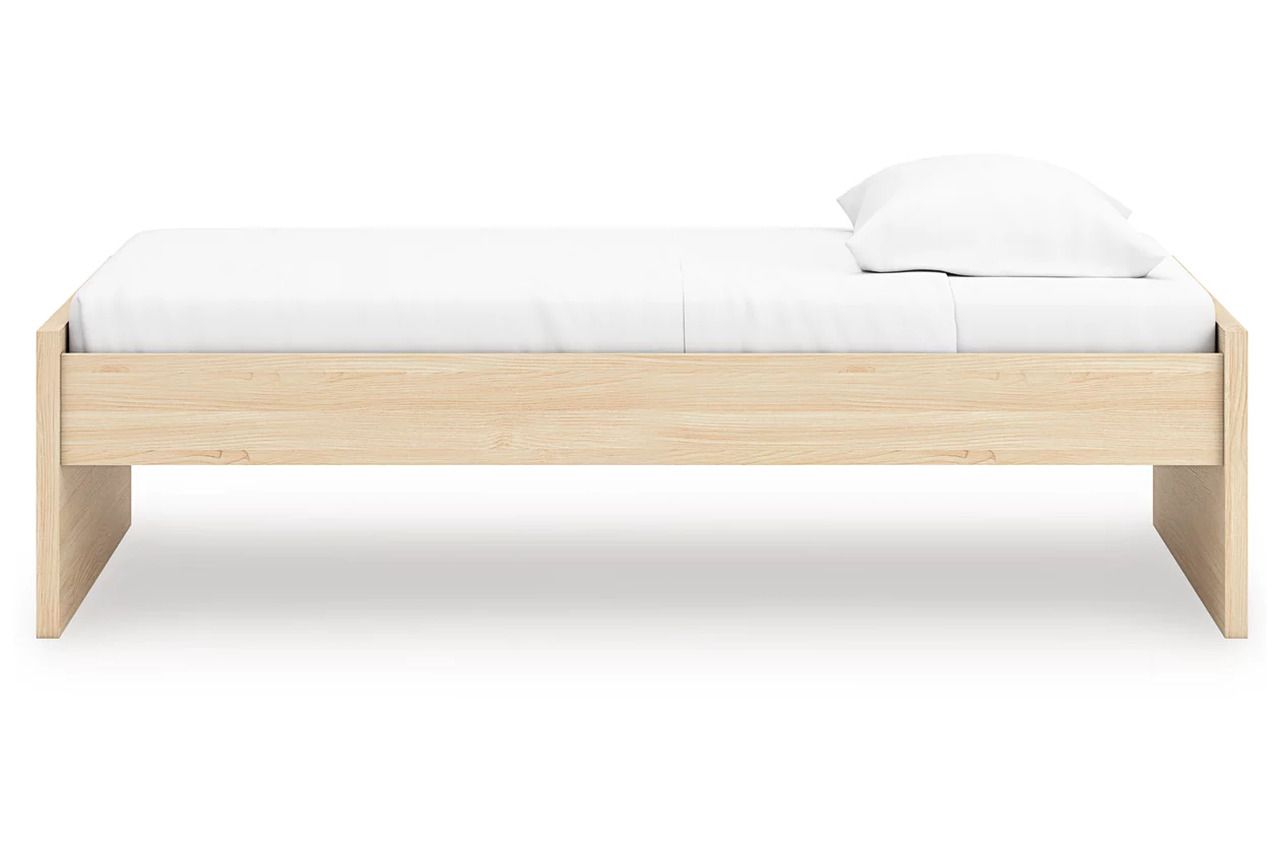 Onita Twin Platform Bed In Natural EB9632B1