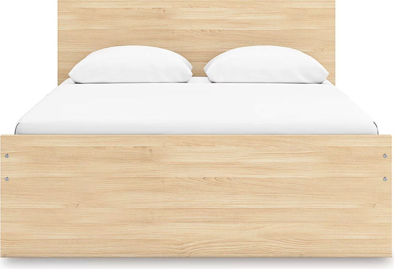 Onita Queen Panel Platform Bed with 1 Side Storage In Natural EB9632B12