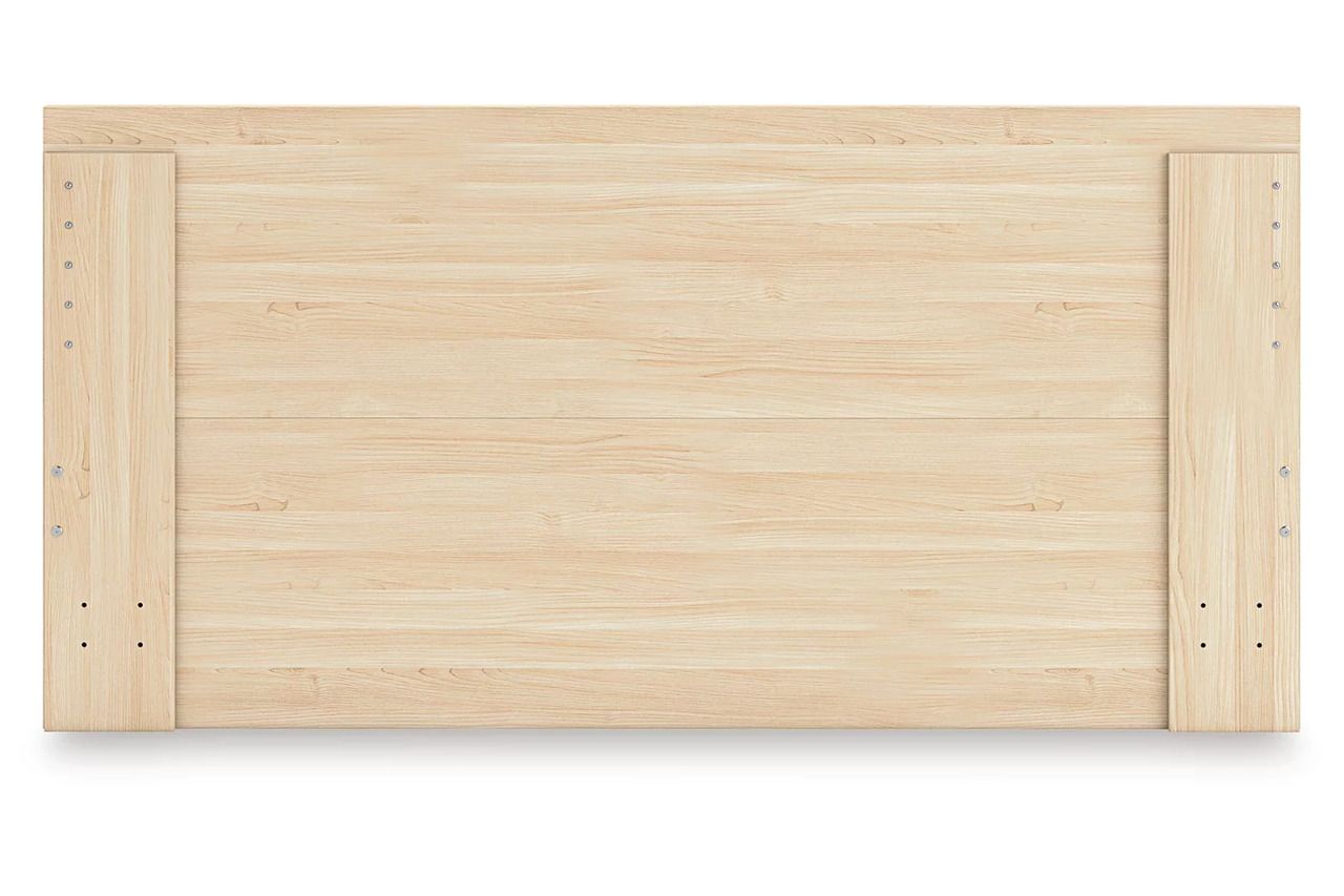 Onita Queen Panel Platform Bed with 2 Side Storage In Natural EB9632B18