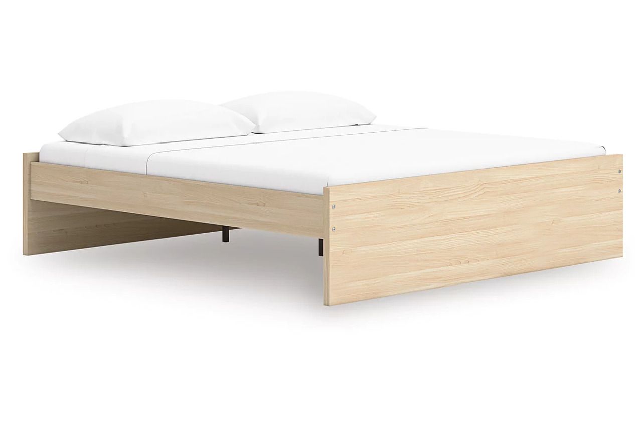 Onita King Platform Bed In Natural EB9632B19