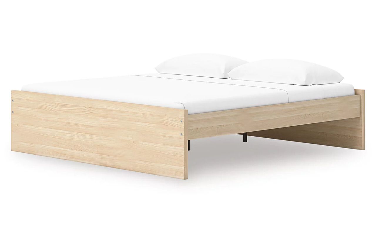 Onita King Platform Bed In Natural EB9632B19