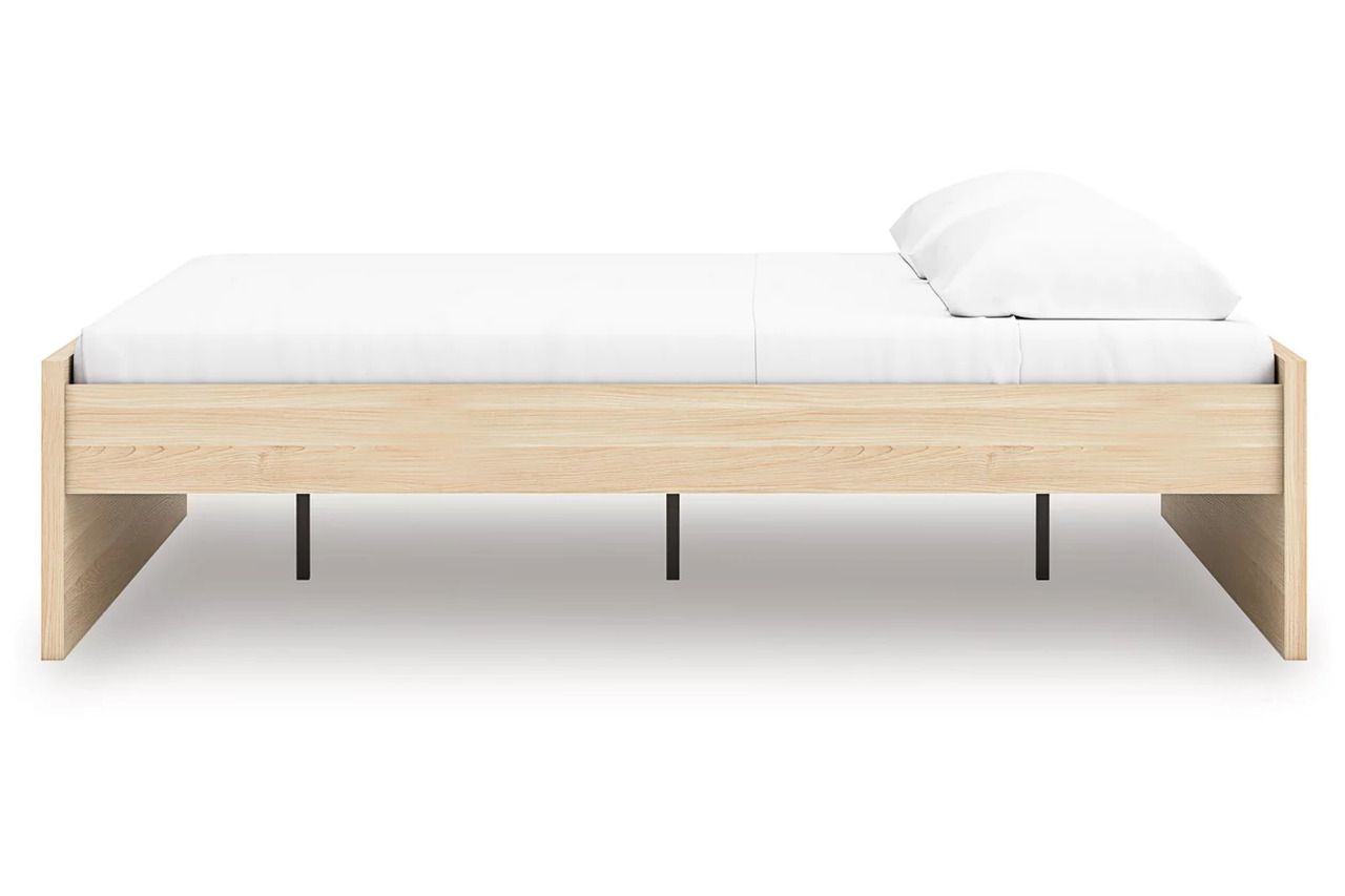 Onita King Platform Bed In Natural EB9632B19