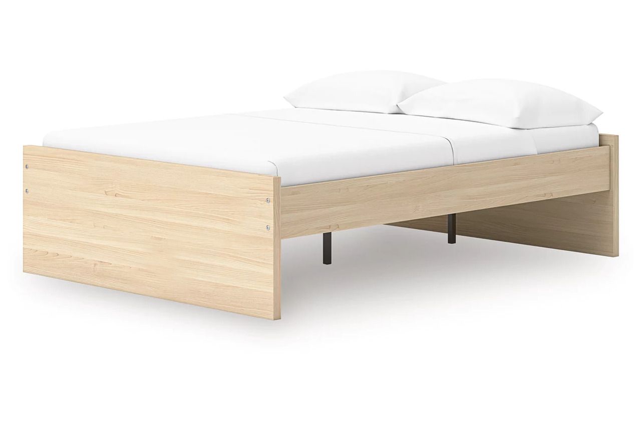 Onita Full Platform Bed In Natural EB9632B2