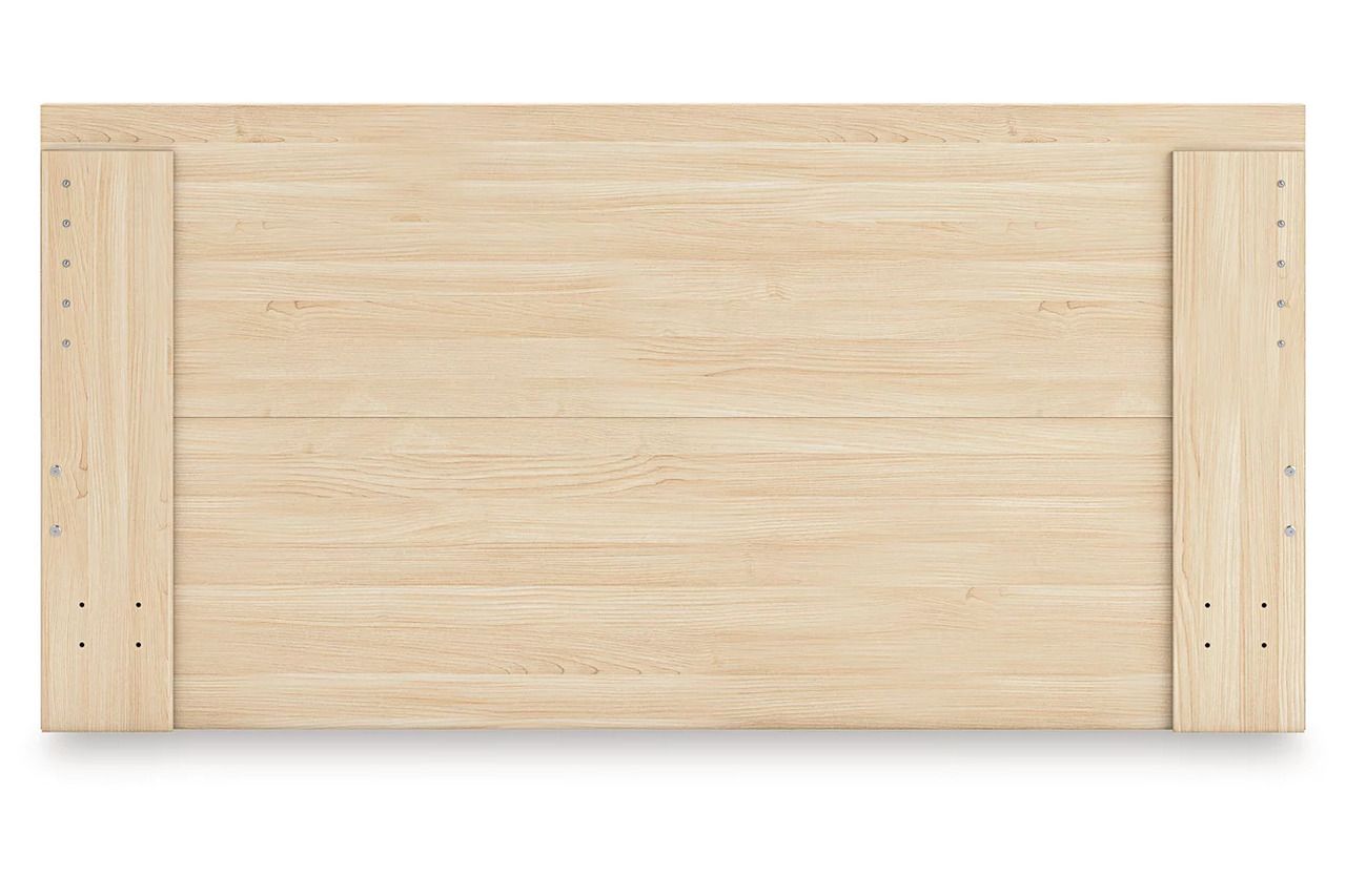 Onita King Panel Platform Bed with Storage In Natural EB9632B23
