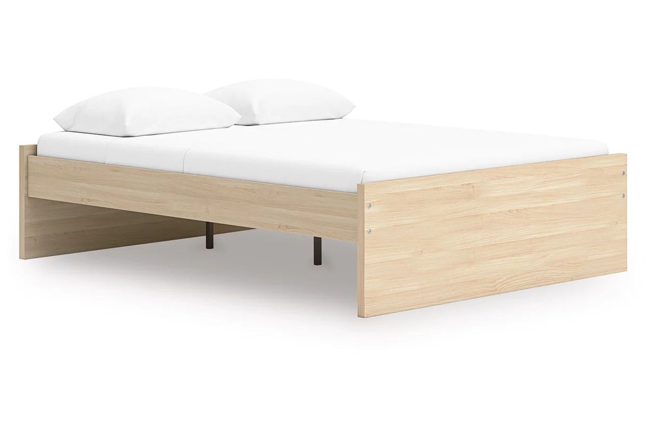 Onita Queen Platform Bed In Natural EB9632B3