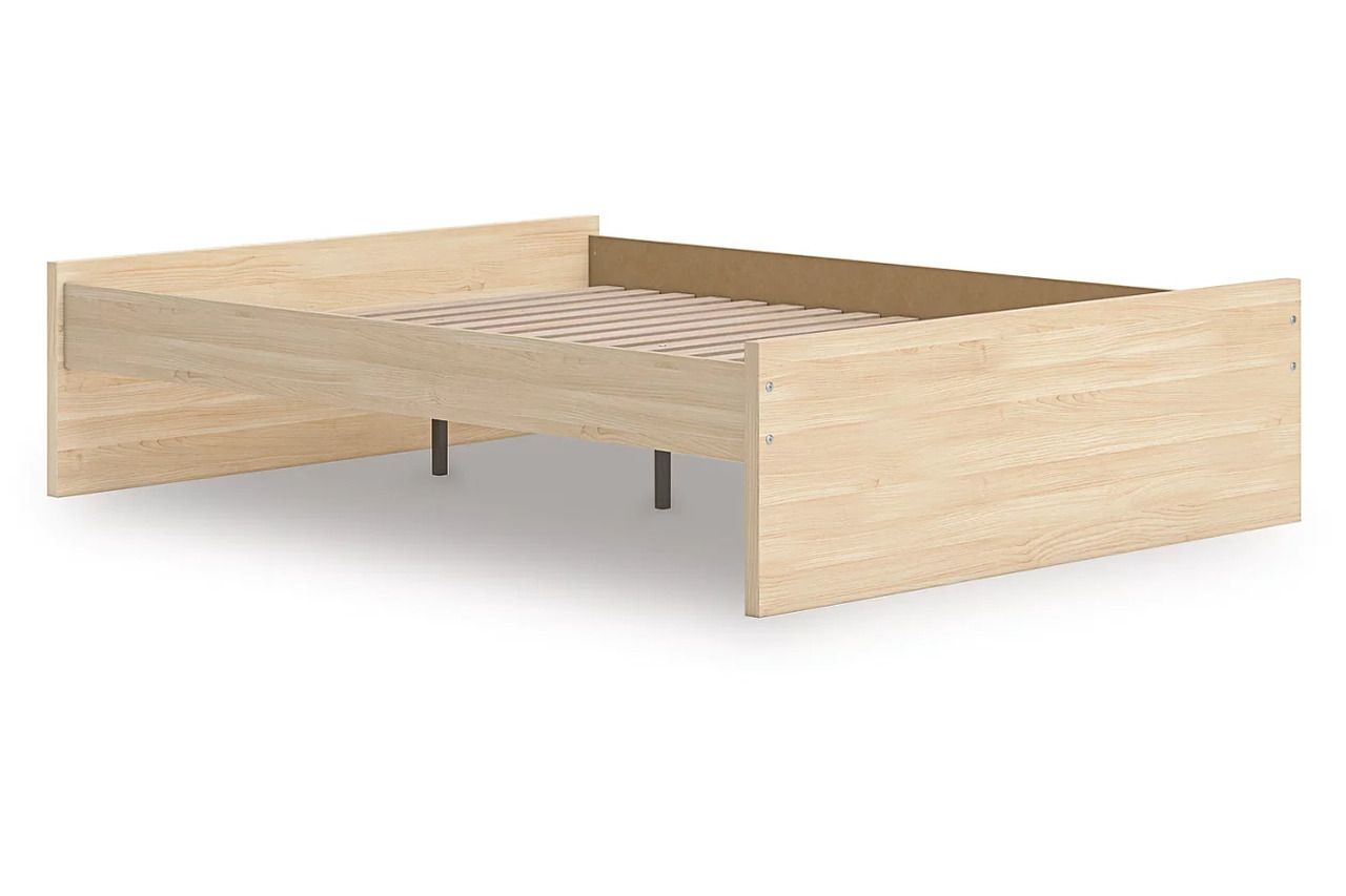 Onita Queen Platform Bed In Natural EB9632B3