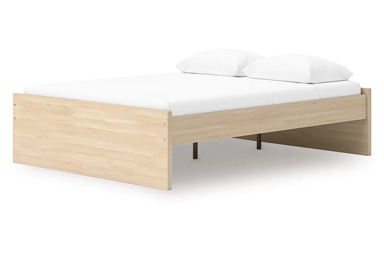 Onita Queen Platform Bed In Natural EB9632B3