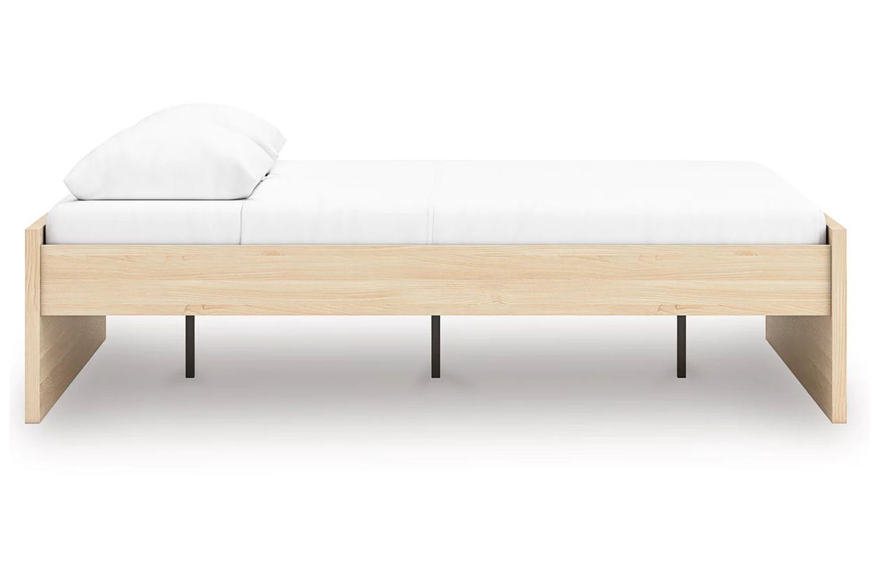 Onita Queen Platform Bed In Natural EB9632B3