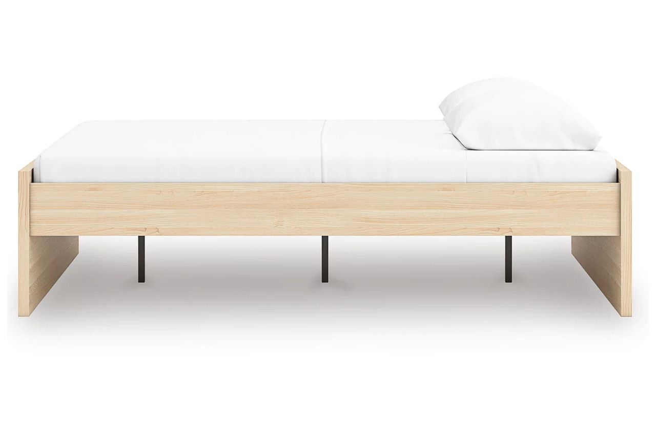 Onita Queen Platform Bed In Natural EB9632B3