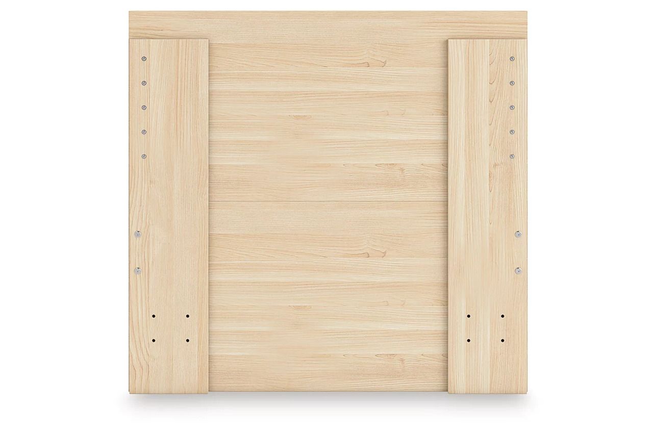 Onita Twin Panel Platform Bed In Natural EB9632B4