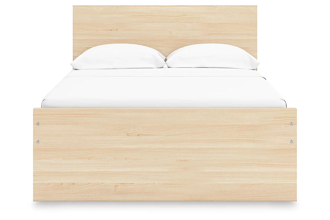 Onita Full Panel Platform Bed In Natural EB9632B5