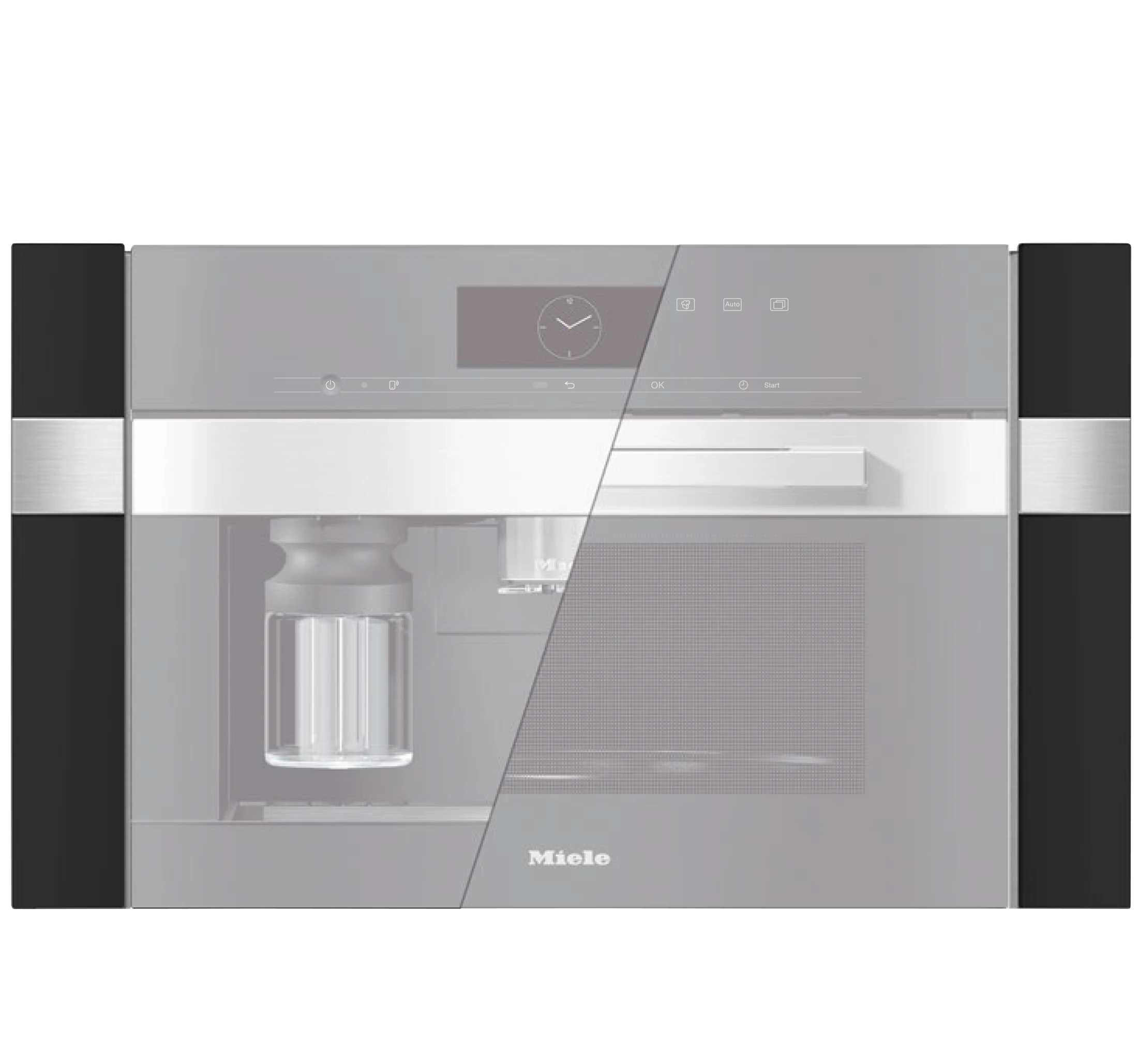 Trim kit for 30" x 18" niche for installation of a built-in appliance with 24" width x 18" height. EBA7848